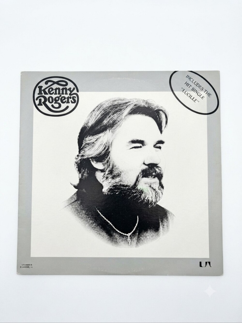 1976 Kenny Rogers (self-titled) LP Vinyl Record — United Artists Records 🎵